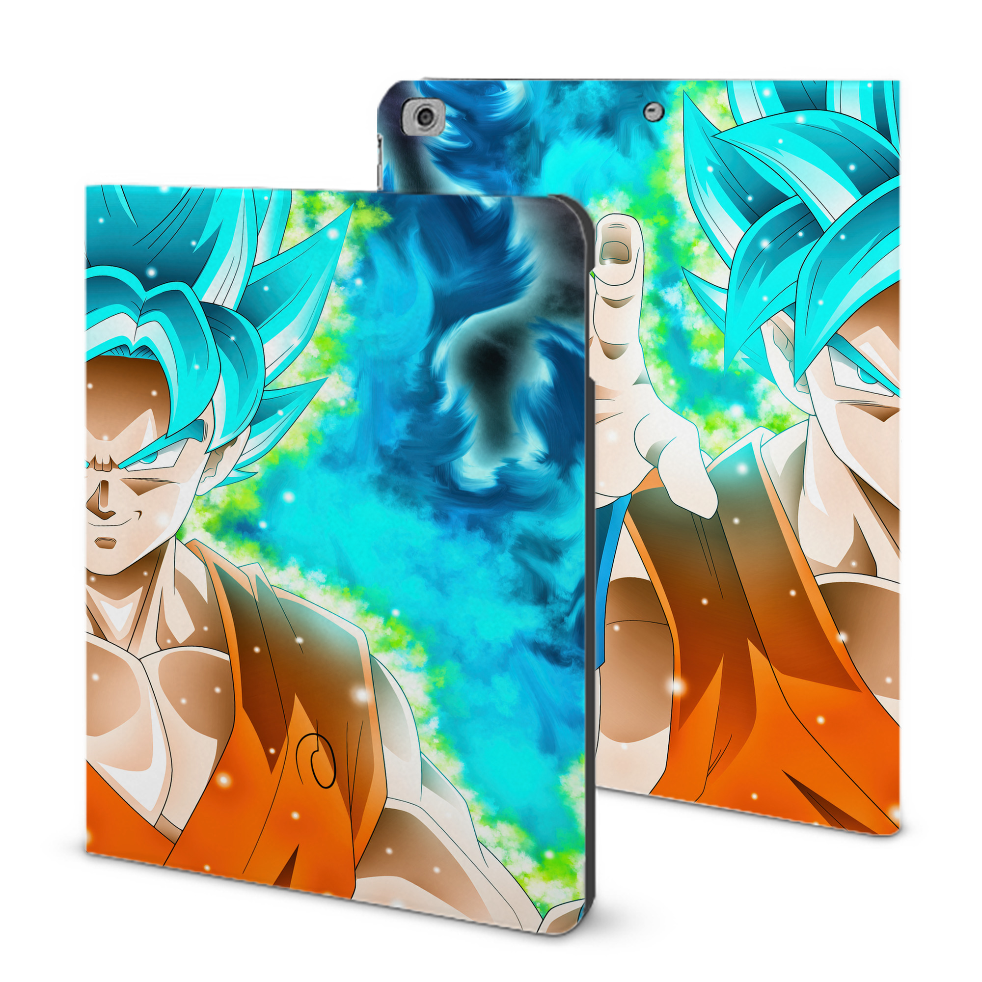 （画像用） ドラゴンボール DRAGON BALL IPad ケース ブック型 PUレザー TPU 耐衝撃 軽量 薄型 ペン収納なし 全面保護 IPad 各モデル対応